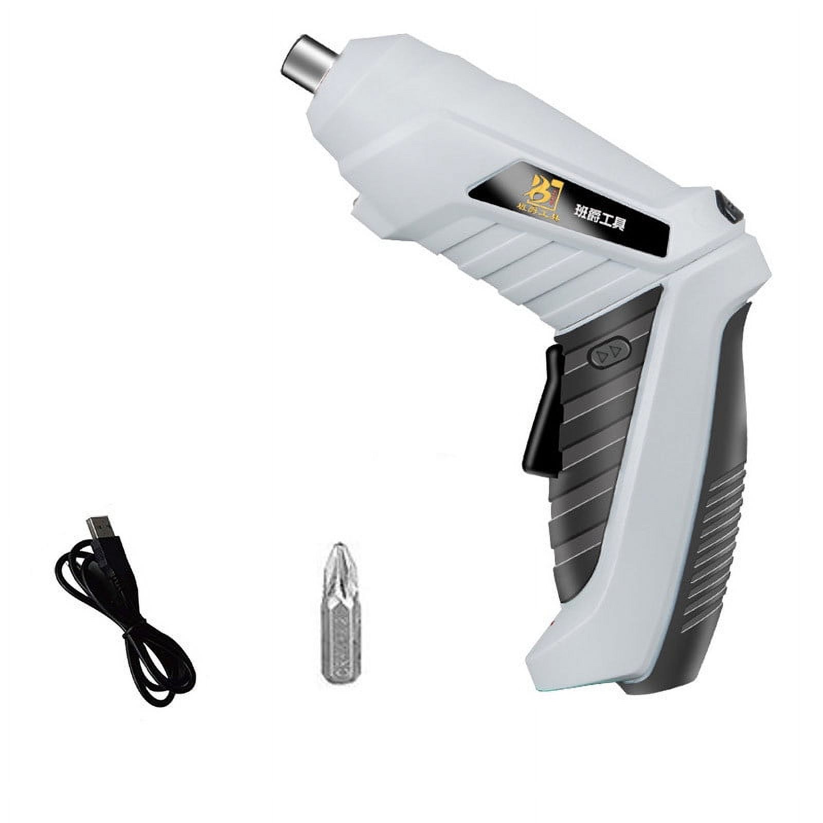 Small 3.6 V Electric Screwdriver, Cordless Screwdriver Tool with Rechargeable Battery, LED Front Light \u0026 Power Display Light for Home DIY